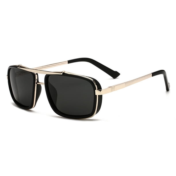 Men's Steampunk Polarized Sunglasses - UV400 Protection for a Vintage Look
