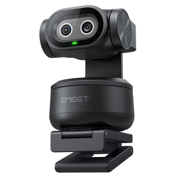 Webcam EMEET PIXY PTZ con doble cámara e IA, 2K, 3 micrófonos