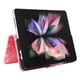 thumbnail image 5 of Funda tipo cartera FOXDOCK para Samsung Galaxy Z Fold 3 , diseño girasol en relieve, cuero PU, cierre magnético, soporte y tarjetero, 5 of 5