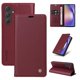 thumbnail image 1 of Funda Billetera de Cuero para Samsung Galaxy A55 5G con Tarjetero y Soporte - Tapa Magnética Rojo, 1 of 6
