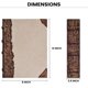 thumbnail image 5 of Cuaderno LEATHER VILLAGE 13x8 cm Marrón Estilo Vintage, 5 of 9