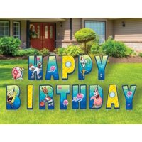Seasons - Letreros Para Jardín De Spongebob Feliz Cumpleaños De 16""