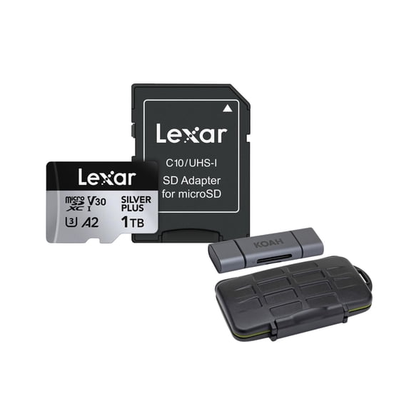 Kit Lexar Silver Plus microSDXC de 1 TB con lector