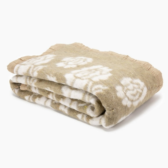 Frazada Jacquard Punto 1 P Beige