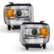 thumbnail image 1 of Faros AXLAHA para GMC Sierra 2014‑2019 en cromo, 1 of 9