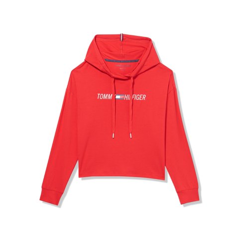 Sudadera Con Capucha Tommy Hilfiger Performance Rich Red Talla Xl