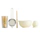 thumbnail image 2 of Juego De 5 Cucharas Y Tamices De Bambú Para Matcha, Batidor Portátil Japonés Artesanal De Matcha, Color Beige, 2 of 5
