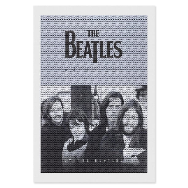 Los Beatles Kits de Pintura de Diamantes para Adultos 5D DIY Diamond Art Kits Full Drill Diamond Dots para Regalo Decoración de Pared y Relajación Artes de Gemas 20*30cm