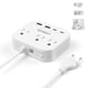 thumbnail image 1 of Regleta de enchufes Unidapt de US a EU y UK, 3 tomas de CA, 4 puertos USB, 1,5 m, 1 of 6