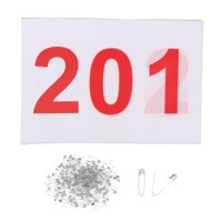 Ioensy - 100 Piezas Dorsales De Carrera Numerados Dorsales De Carrera 100 Números Números De Carrera De Atletas Del 201 Al 300