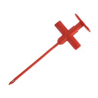 Magideal - Sonda De Perforación De Alambre, Sonda De Punción Para Multímetro, Pasadores De Clip De Detección De Prueba, Termómetro De Circuito Eléctrico De Coche Rojo