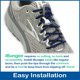 thumbnail image 5 of Cordones elásticos IBUNGEE LACES azul marino 97 cm sin atar, 5 of 6