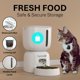 thumbnail image 4 of Alimentador y Fuente para Gatos Furriva 3L/2L Blanco Automático 4 Raciones, 4 of 7