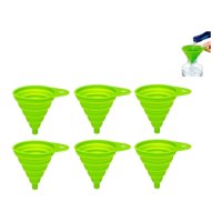 Genérico - Pack X6 Embudo Plastico Embudo De Silicona Plegable Embudo