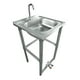 thumbnail image 2 of Lavamanos Accion Pedal Acero Inox. con griferia, 2 of 6