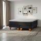 thumbnail image 1 of Cama Europea New Top Colchon Resortes 23 Cm 2 Plazas Base Dividida Tela Velvet Negro, 1 of 8
