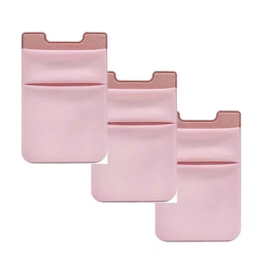 Ss - Pack 3 Tarjeteros Adhesivos Celular Fundas Elásticas