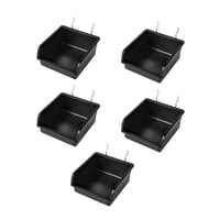 Magideal - Contenedores De Tablero Perforado, Organizador De Piezas, Caja De Almacenamiento, Caja De Herramientas, Caja De Almacenamiento Para Ferretería, Manual 10Cmx10Cmx6Cm