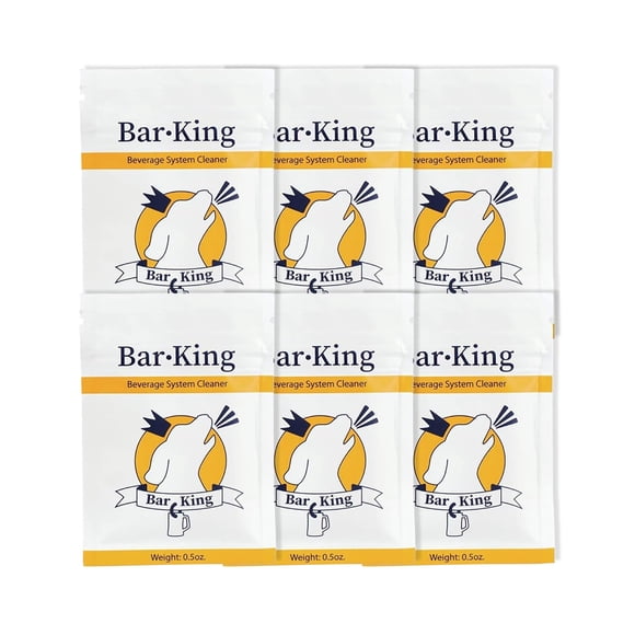 Limpiador de Líneas de Cerveza Bar‑King 6 paquetes de 0,5 oz cada uno