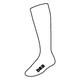 thumbnail image 1 of CALCETAS LARGAS SPORTCOM INFANTIL LISO BLANCO | 2.20.07 - Talla 00, 1 of 2