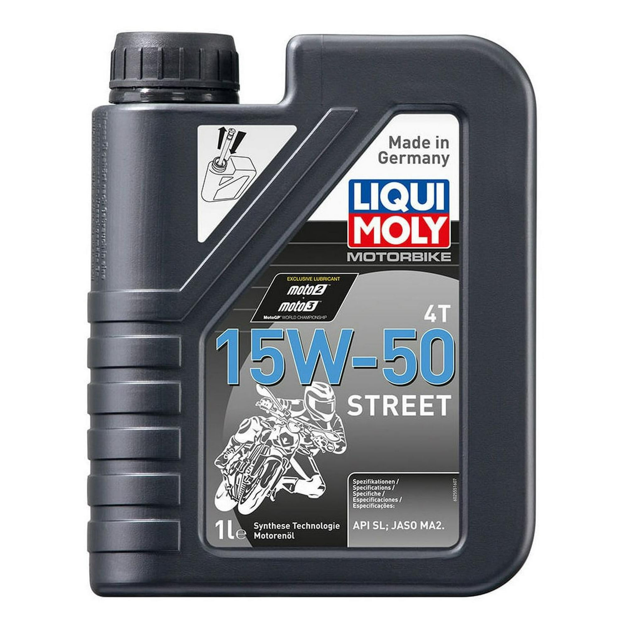 Aceite Moto Y Cuatriciclo 15w 50 Sintetico 1l 4t Liqui Moly