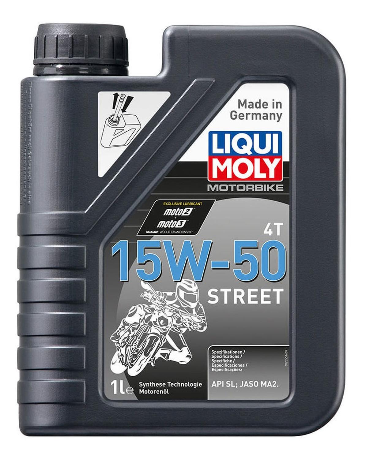 Aceite Moto Y Cuatriciclo 15W 50 Sintetico 1L 4T Liqui Moly
