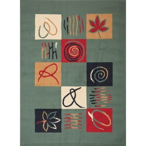 Cannon - Alfombra Amapola Verde 133X180