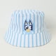 thumbnail image 1 of Gorro Bucket Niña Rayas Celeste Bluey, 1 of 5