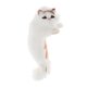 thumbnail image 3 of Lindo Felpa Gato Arte Escritorio Juguetes Simulación Gato Figura Estatua Artesanía Amarillo Izquierda, 3 of 5