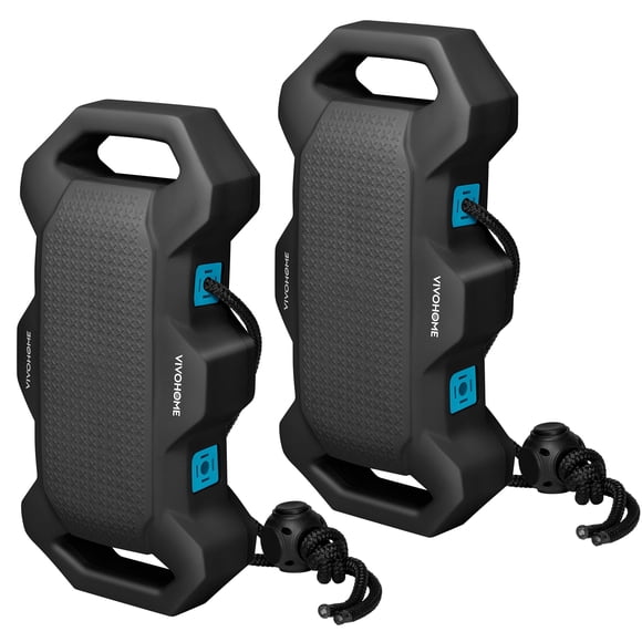 Guardabarros para barcos VIVOHOME EVA de 16,3 x 7,5 pulgadas para yates, barbas, paquete de 2
