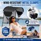 thumbnail image 4 of Parasol Para Silla Plegable Con Protección Upf 50+ Y Abrazadera Ajustable, 4 of 7