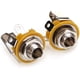 thumbnail image 3 of Conectores estéreo TRS hembra de 1/4" para montaje en panel, cables de conexión, conectores tipo serpiente - Conector fonográfico mono hembra TS de 1/4" y 6,35 mm (paquete de 2), 3 of 7