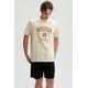 thumbnail image 1 of Polera Hombre Print Posicional Beige, 1 of 4