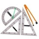 thumbnail image 5 of Reglas grandes de geometría matemática, juego de herramientas de enseñanza de matemáticas geométricas, suministros de enseñanza para dibujo en pizarra 4 PIEZAS, 5 of 5