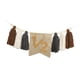 thumbnail image 3 of Banner De Silla Alta Para Medio Cumpleaños, Accesorio Para Fotos, Guirnalda De Borlas De Cuentas De Madera, Marrón, 3 of 5