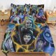 thumbnail image 1 of Beetle-juice Beetlejuic-e Halloween Horror Beetle-juice Beetlejuic-e Halloween Horror Bedding Set Sheet Set for Kids Adults,All Season Lightweight, 1 of 5