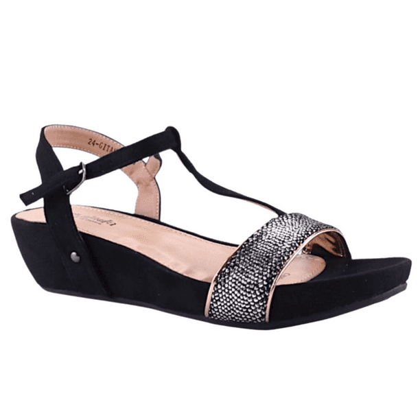 SANDALIAS CHALADA MUJER NEGRO 24-GITANA-4 - Talla 37