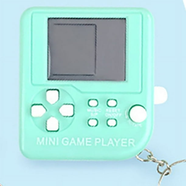 Mini Handheld Game Players Machine, Pocket Game Console, Built-in 26 Games Use For Key Chain Ring Holder Kids Gift