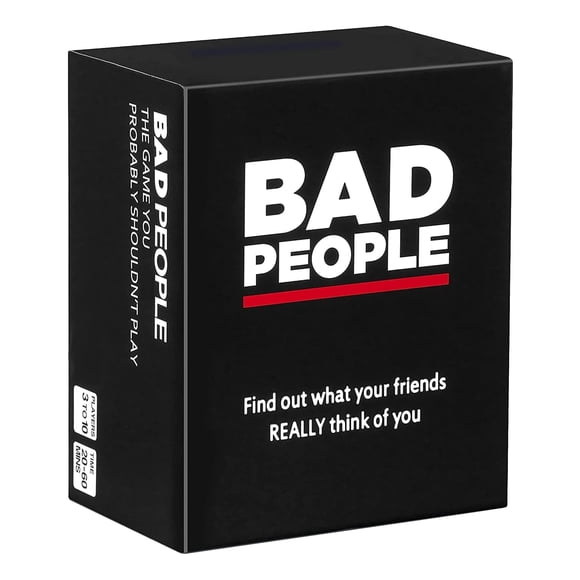 Juego de fiesta BAD PEOPLE Descubre lo que tus amigos piensan de ti
