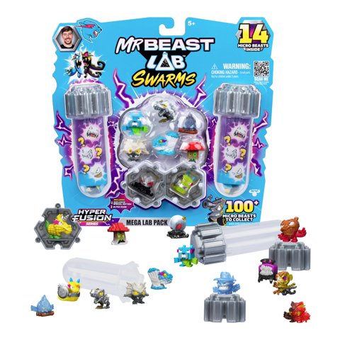 Microbestias Coleccionables Mrbeast Lab Swarms Serie 3