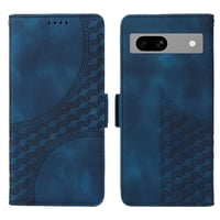 Carcasa Foxdock Google Pixel 7A De Cuero Pu, Diseño Acolchado Clásico, Protección Contra Caídas Y Rayones