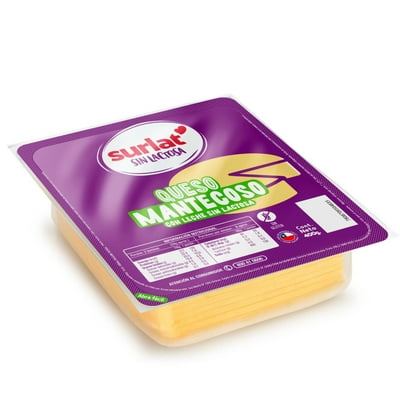 Queso Mantecoso Laminado Sin Lactosa 400 G Surlat