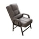 thumbnail image 4 of Silla De Escritorio Con Asiento Acolchado Y Cojín, Cómoda Silla De Tela De Lino Moderna Para Computadora, Color Gris, 4 of 5
