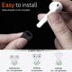 thumbnail image 2 of Correa de silicona antipérdida compatible con Airpods, compatible con GOGOSODU, negro/roja, 2 of 7