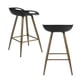 thumbnail image 4 of Pack 4 Piso Taburete De Bar Wave Con Reposapiés Gris, 4 of 6