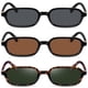 thumbnail image 4 of Gafas de Sol YMRFW Retro Rectangulares para Mujer con Protección UV400, 4 of 6