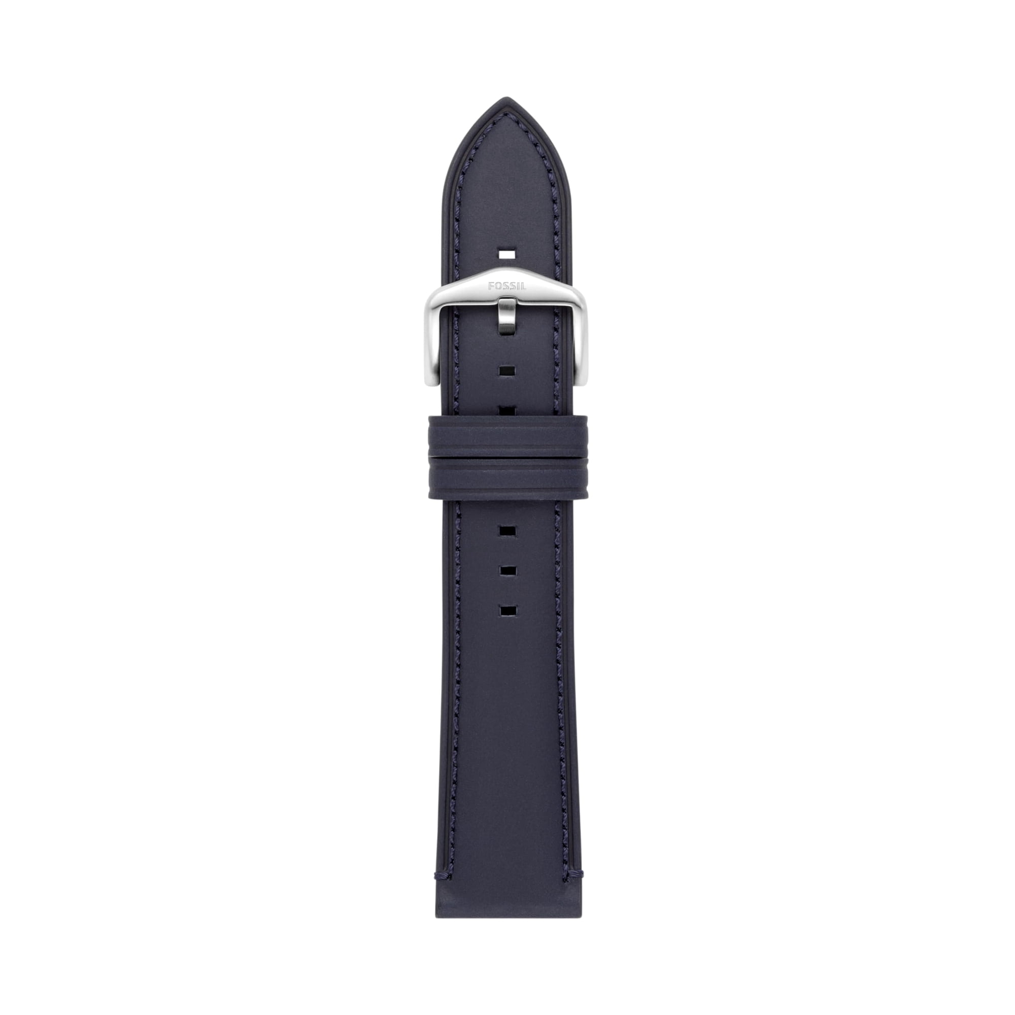 Correa De Reloj Fossil Navy Litehide™ De Piel De 22 Mm Para Hombre
