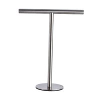 Magideal - Soporte De Toalla De Mano De Baño En T Soporte De Acero Inoxidable Soporte De Toalla De Papel Colgante Barra De Toalla Soporte De Barra Barra