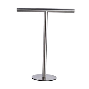 Magideal - Soporte De Toalla De Mano De Baño En T Soporte De Acero Inoxidable Soporte De Toalla De Papel Colgante Barra De Toalla Soporte De Barra Barra