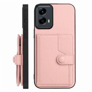 Foxdock Funda Para Motorola Moto G 5G 2024 Con Bloqueo Rfid - Diseño Elegante Con Cierre De Botón